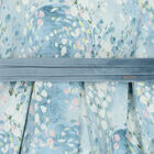 فستان بنات جاكار مزين بالزهور باللون الأزرق, 1, hi-res